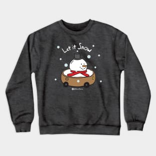 Let it Snow - Donut Car Crewneck Sweatshirt